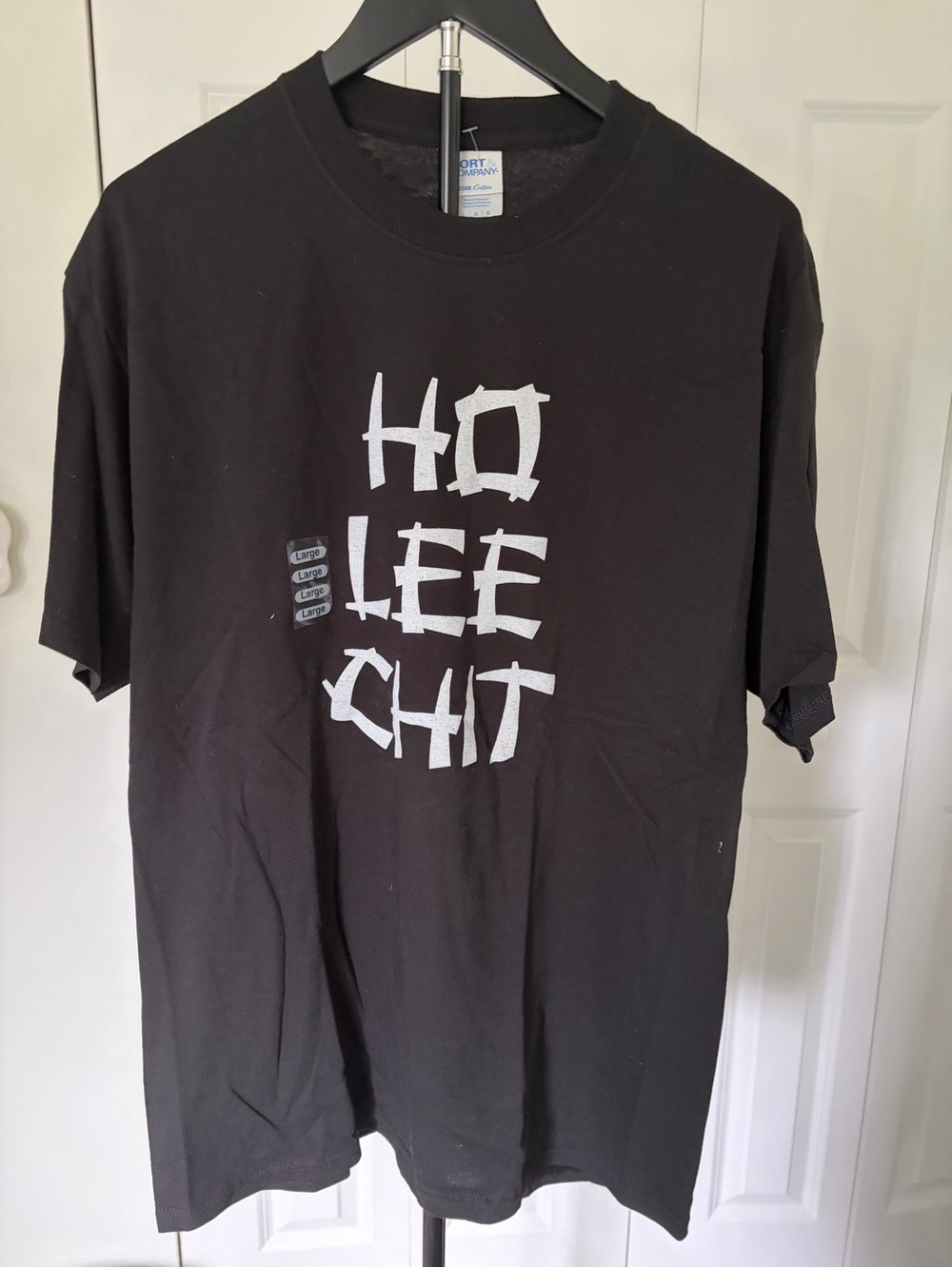 Novelty Black Graphic Tee - Casual Men's Shirt